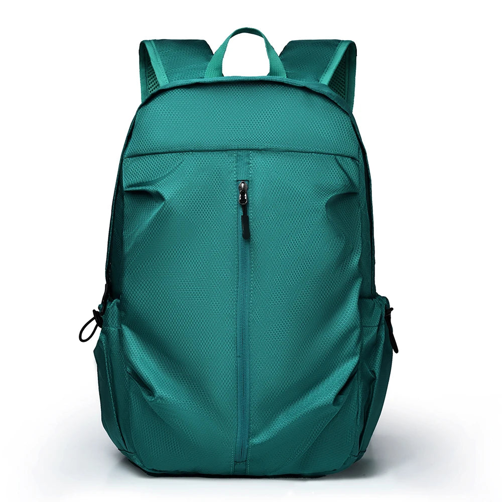 Unisex Foldable Expandable Nylon Backpack Lightweight Casual Large Capacity Multifunctional Outdoor Sports Travel Bag