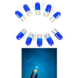 10 X Signal Lamp Glass T10 W5W 501 194 12V 5W/3W W2.1x9.5d Single Filament Car Bulb Auto Light