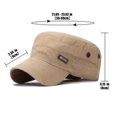 Military Cadet Flat Cap Fashion Clothes Adjustable Snapback Hat Unisex New Fashion Classics Outdoor Casual Sport Baseball Cap