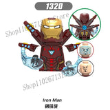 Marvel Avengers Superhero Building Blocks Iron Man Doctor Strange Hulk Thanos Spider-Man Venom Hawkeye Bricks Toys