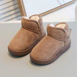 Winter Baby Girl Shoes New Toddler Snow Boots Children Infant Plush Warm Kids Short Boots Boys Cotton Shoes Size 15-24