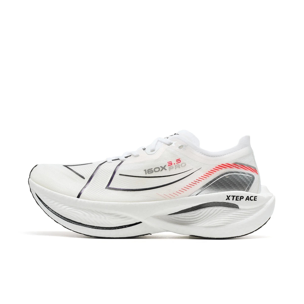 Xtep 160X 3.5 Pro Running Shoes Professional Marathon PB Carbon Plate Sport Shoe Cushioning Shock Sneakers 976419110084