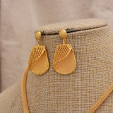 Jewelry Set For Women  Gold Plated With Necklace Pendant Nigerian Wedding Jewelry