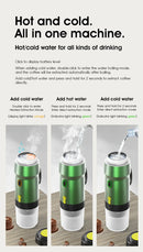 Electric Portable Coffee Machine Portable Italian Espresso Machine for Car & Home 3-in-1 Capsule Powder Travel Coffee Maker