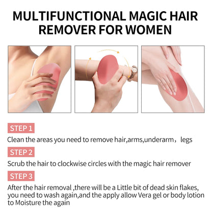 Crystal Epil Hair Removal Eraser Painless Safe Reusable Easy Clean Depilation Tool Physical Glass Hair Remov Body Beauty Eraser
