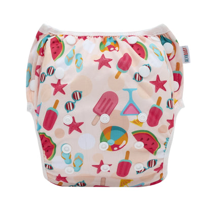 U PICK ALVABABY Swim Nappy Fashion Design Reusable Swim Diaper for Baby Under 1 year Old