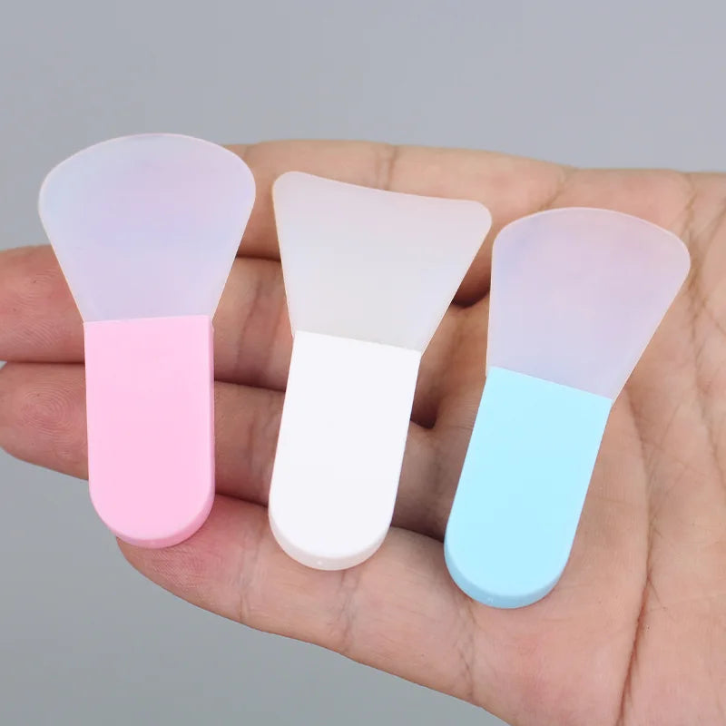 Mask Applicator Brush Soft Silicone Brush, Mini Makeup Spatula Facial Beauty Tool Set, Facial Mud, Makeup Mask Brush