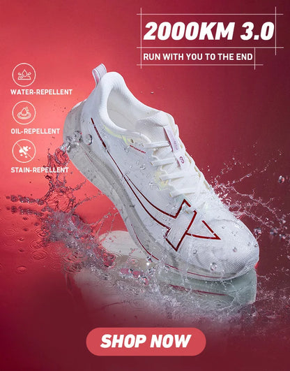 Xtep 2000km 3.0 Running Shoes For Men 2025 Spring Sneakers Cushioning Training Jogging Wear-Resistant Lightweight 875119110032