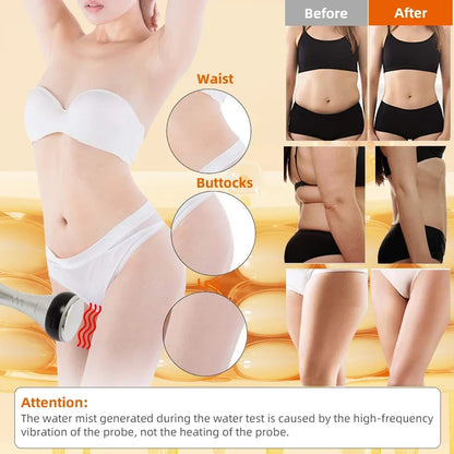 Máquina de cavitación ultrasónica para adelgazamiento corporal de 4 pulgadas y 140K, dispositivo de belleza, masajeador facial, reafirmante de piel, lifting facial, succión al vacío