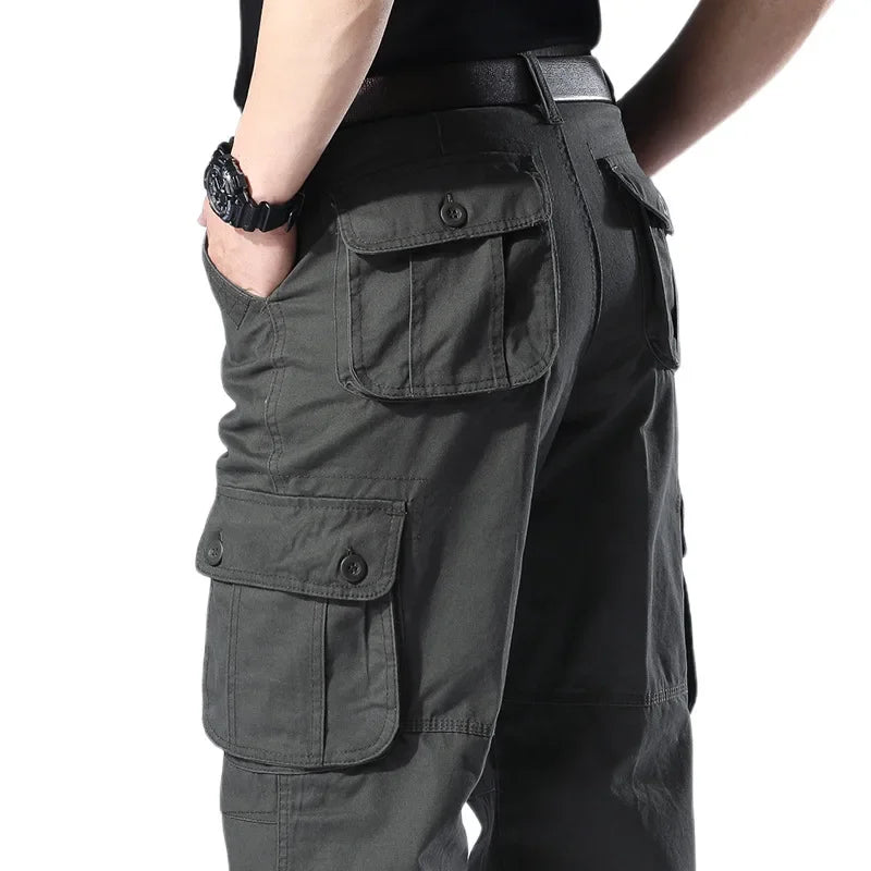 Men's Camouflage Cargo Pants Camo Cargo Multi Pockets Military Tactical Pants Man Hip Hop Joggers Streetwear Sweatpant for Men