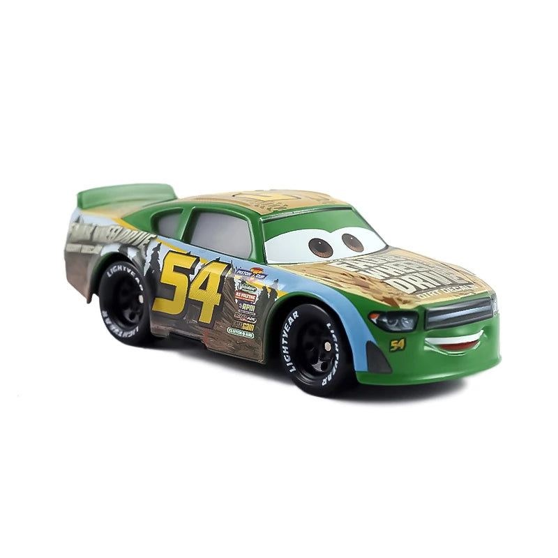 Disney Pixar Cars 3 Lightning McQueen No19 Poppy Racing Family Family Jackson Storm Ramirez Die Cast Metal Alloy Kids Gifts