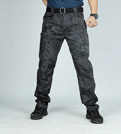 Tactical Cargo Pants Men Combat Outdoor Hiking Work Joggers Lightweight Trousers Male Elasticity Multiple Pockets Resistant Pant