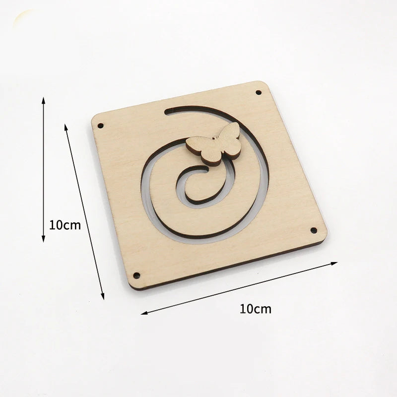 Busy Board Accessories Montessori Wooden Toy Key Lock Switch Slides Paillette Educational Toy Early Education Training Toy Gifts