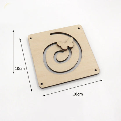 Busy Board Accessories Montessori Wooden Toy Key Lock Switch Slides Paillette Educational Toy Early Education Training Toy Gifts