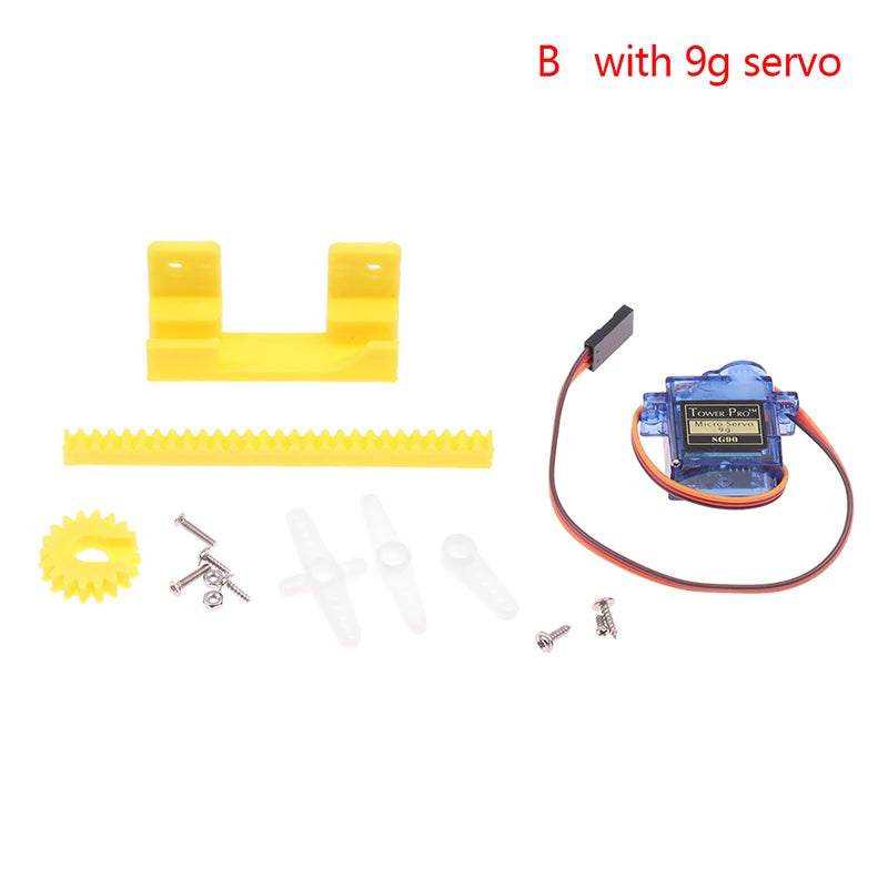Kit educativo de robótica con brazo servo lineal, protección para brazos, 9 g, experimentos científicos y educativos innovadores.
