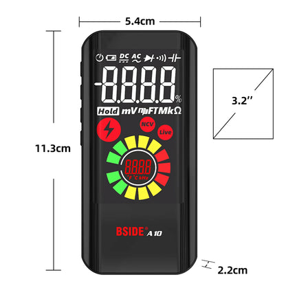 BSIDE S20/A10/A1 Intelligent EMF Multimeter 9999 Counts Rechargeable Meter Radiation Monitor AC/DC Voltmeter Ohmmeter Test