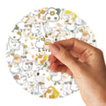 Etori Life46pcs/pack Good Life Duck Album decorative stickers Self-adhesive stickers for DIY student stationery notebook diary