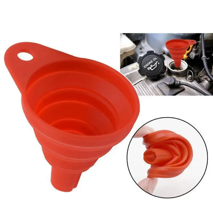 Funil de reabastecimento de motor com filtro, recipiente de gasolina de óleo para carro, motocicleta, caminhão, tubo de extensão, funil de óleo, acessórios de moto