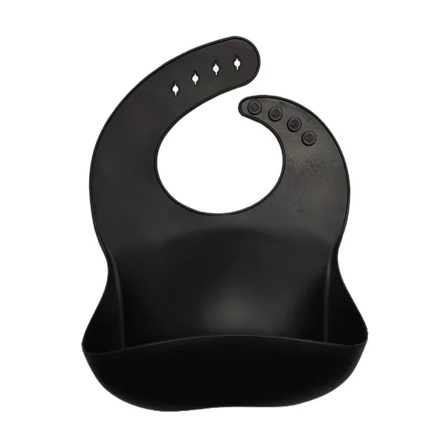 1pc Baby Lunch Apron Toddler Silicone Bibs Baby Kids Girl Boys Waterproof Saliva Cartoon Feeding Baby Silicone Bib Aprons 