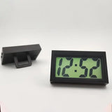 Mini Digital LCD Clock, Self-Adhesive Electronic Bracket Clock, Time and Day Display for Car Truck Dashboard, Auto Accessories