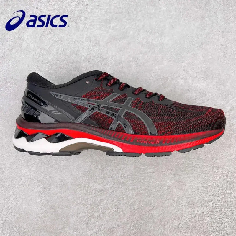 Zapatillas de running Asics Gel Kayano 27 Original para hombre, color negro, amortiguación Gel Kayano 27 K27, transpirables.