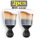 Escova de limpeza interior do carro teclado ar condicionado câmera grosso pele macia escovas limpas com capa fenda poeira detalhando ferramentas