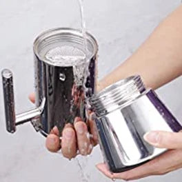 Cafetera italiana Easyworkz Diego para estufa, de acero inoxidable, para 4 tazas, 6.8 oz, de inducción
