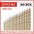 Cobalt High Speed Steel Twist Drill Bit M35 Stainless Steel Tool Set Of Drills Accessories For Metal Stainless Steel Drilling