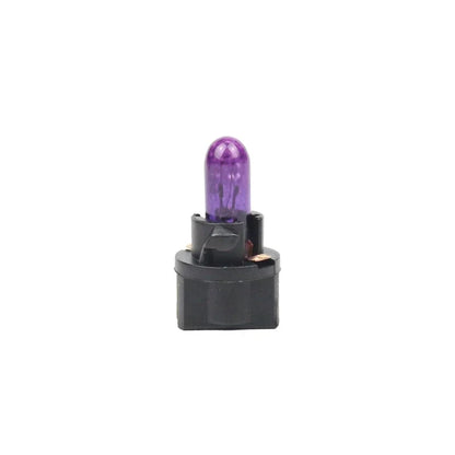 1/10pcs T5 Car Instrument Light Holder 12V Wedge Car Interior Light Bulb Gear Position Light/Centre Console Indicator Light