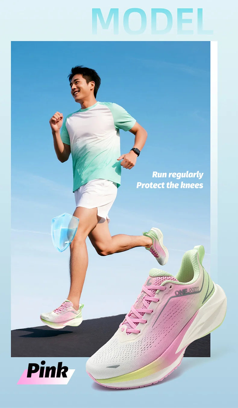 ONEMIX Running Shoes for Men Super Light Outdoor Athletic Training Jogging Sneakers Anti Slip Wear-Resistant Walking Shoes