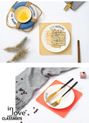 18cm Square Silicone Mat Heat Resistant Potholder Dining Table Placemat Non-slip Pot Holder Cup Coaster Kitchen Accessories