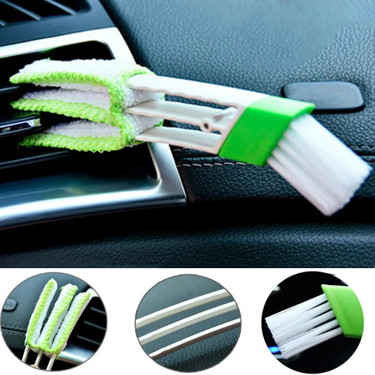 Car air conditioner outlet cleaning brush, dust remover, blinds, keyboard cleaner, car interior cleaning accessories