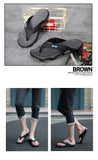 Men's Summer 2025 Trendy Flip-Flops Beachwear Slippers Anti-slip Deodorant Casual Shoes Plastic Slip-On Sandals for Adults