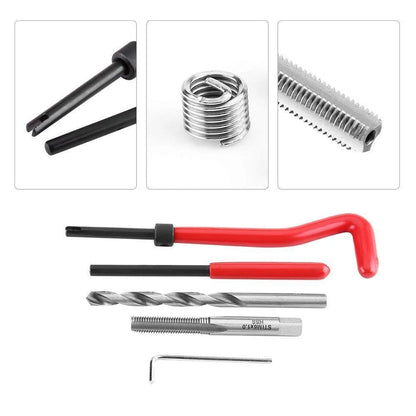 Linha métrica Repair Kit Insert, Helicoil Car Pro Coil Tool, M5 M6 M8 M10 M12 M14, M6 * 1.0, 30pcs