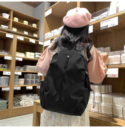 Large Capacity Schoolbag Male and Female High School College Students Simple Leisure Sports Backpack Fashion Travel Backpack