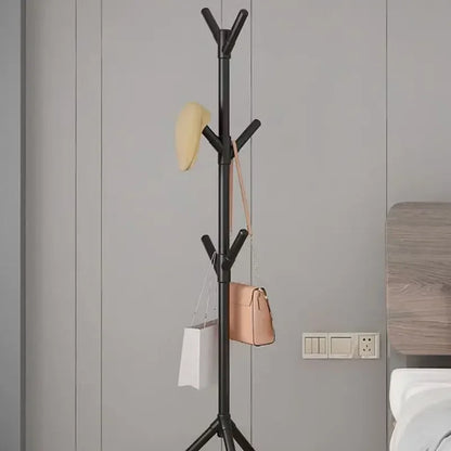 Perchero móvil de pie con múltiples ganchos, con forma de rama de árbol, práctico perchero para el hogar, la sala de estar y el almacenamiento de ropa.