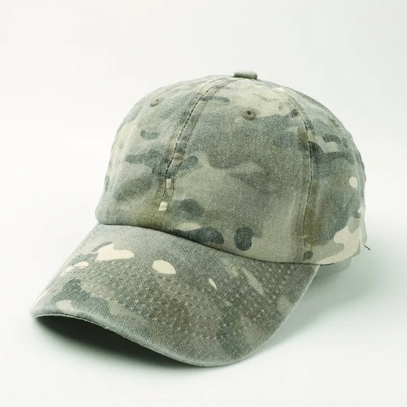 Japanese Style Street Tide Brand Soft Top Camouflage Baseball Cap Female Face Little Wild Peaked Chapéu Da Nike Cap