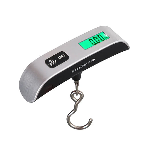 Digital LCD Display 110lb/50kg Electronic Luggage Hanging Suitcase Pesha Travel Baggage Weight Balance Portable Scale Tool 