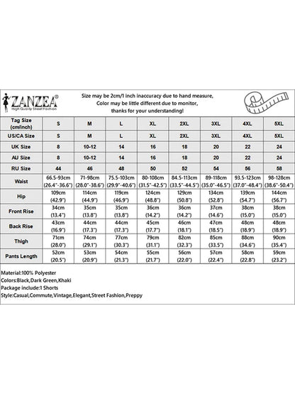 ZANZEA pantalones cortos de cintura elástica para mujer, pantalones coreanos de pierna ancha lisos, pantalones sueltos informales de verano 2024, pantalones cortos plisados ​​con bolsillos para vacaciones