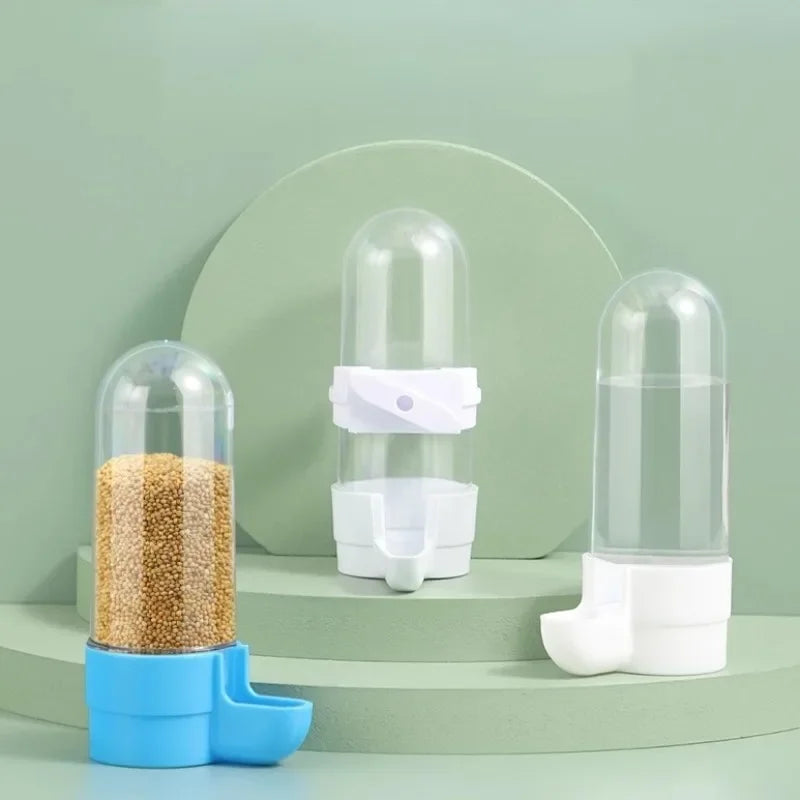Bird Water Drinker Feeder Waterer with Clip Pet Bird Supplies Dispenser Bottle Drinking Cup Bowls for Pet Parrot Cage