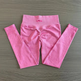 Ignite Logo Leggings Women Seamless Yoga Legging Midrise Waist Gym Tights Scrunch Bum Sports Leggings Stretchy Yoga Pant 