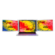 14 inches Laptop Expansion Screen FHD Portable Tri-screen Monitor with 1 Cable for 2 Displays for Windows MacOS for 15-17.3 inch