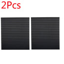 2pcs Self-adhesive Pleated Blackout Blinds Non-woven Folding Curtains For Kitchen Bathroom Balcony Shades Home Windows Decor