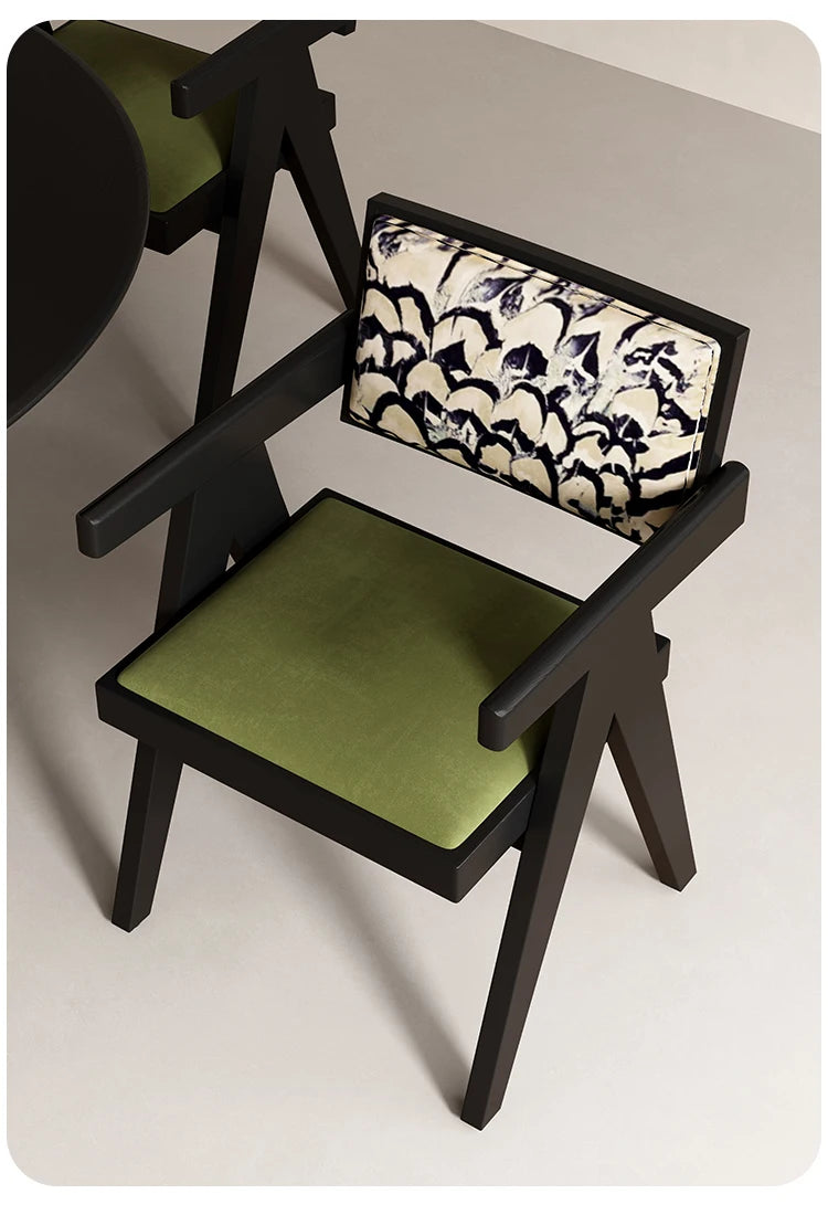 Rattan Nordic Relaxing Design Chair Accent Solid Wood Dining Modern Computer Office Aesthetic Relax Armrest Garden Furniture