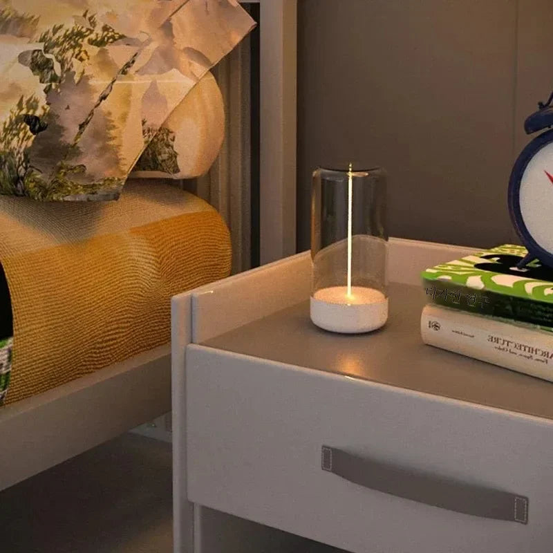 Fio quantum portátil luz magnética ambiente tipo-c carregamento, função de proteção para os olhos, quarto, estudo, camping, presente de natal