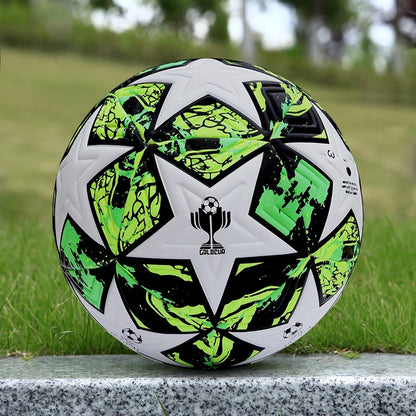 Professional Soccer Ball Size 5 Official Match Ball Seamless Bonded PU Soft Size 4 Football Excellent Grip and Elasticity
