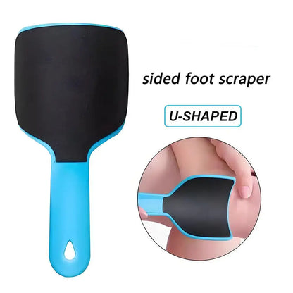 Lima curva para pies, removedor de callos y piel muerta, lima profesional de pedicura de doble cara, lijadora y depuradora en forma de U.