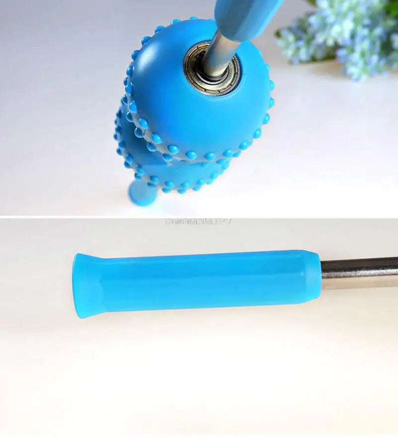 Double Ball Massage Roll Stick Back Pushing Massager Rollers Relaxing Muscle Massage Balls Easy Carry and Storage