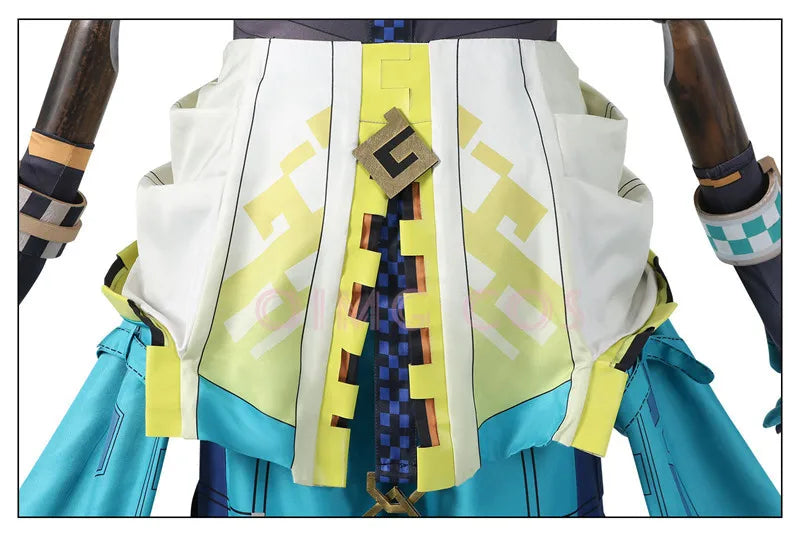 Genshin Impact Kinich Cosplay Costume Adult Carnival Uniform  Anime Halloween Party Costumes Masquerade Women Game