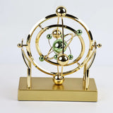 Rotating Magnetic Wobbler Earth Perpetual Motion Desktop Office Model Ornament Simple USB Decor Orb M1u8